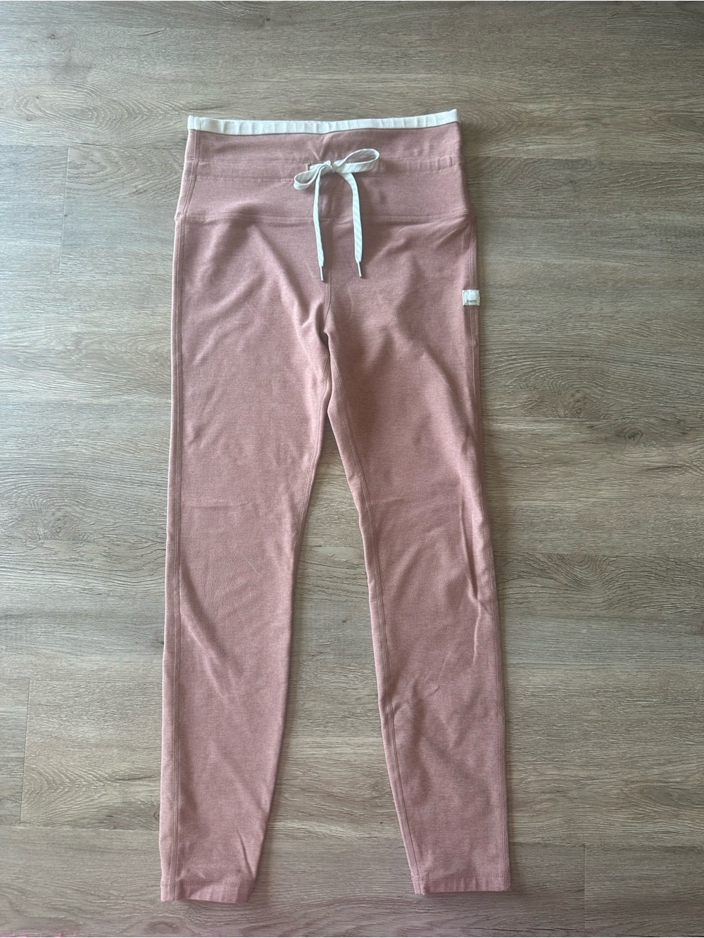 Vuori Rose Dust Legging Joggers with White Waistband - Picture 3 of 5